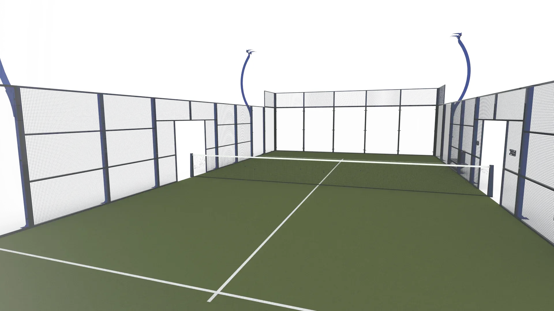 Blick aus dem Inneren des Vision Court