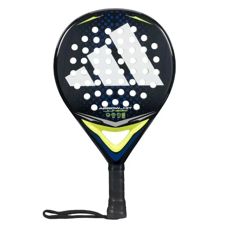 Padelschläger in Juniorgröße mit dem Schriftzug Junior auf der Schlagfläche